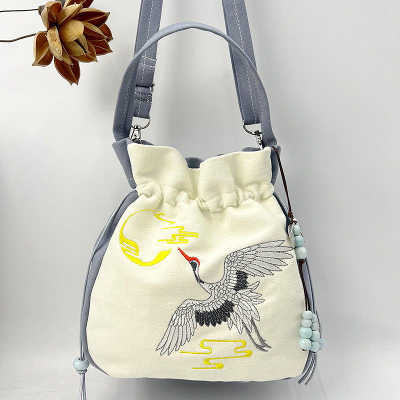 Spring Outing With Embroidered Han Chinese Clothing Antiquity Handbags