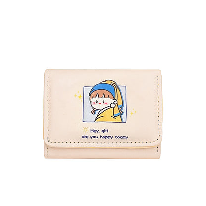 Short Female Design Thin Cute Change Ladies Wallets