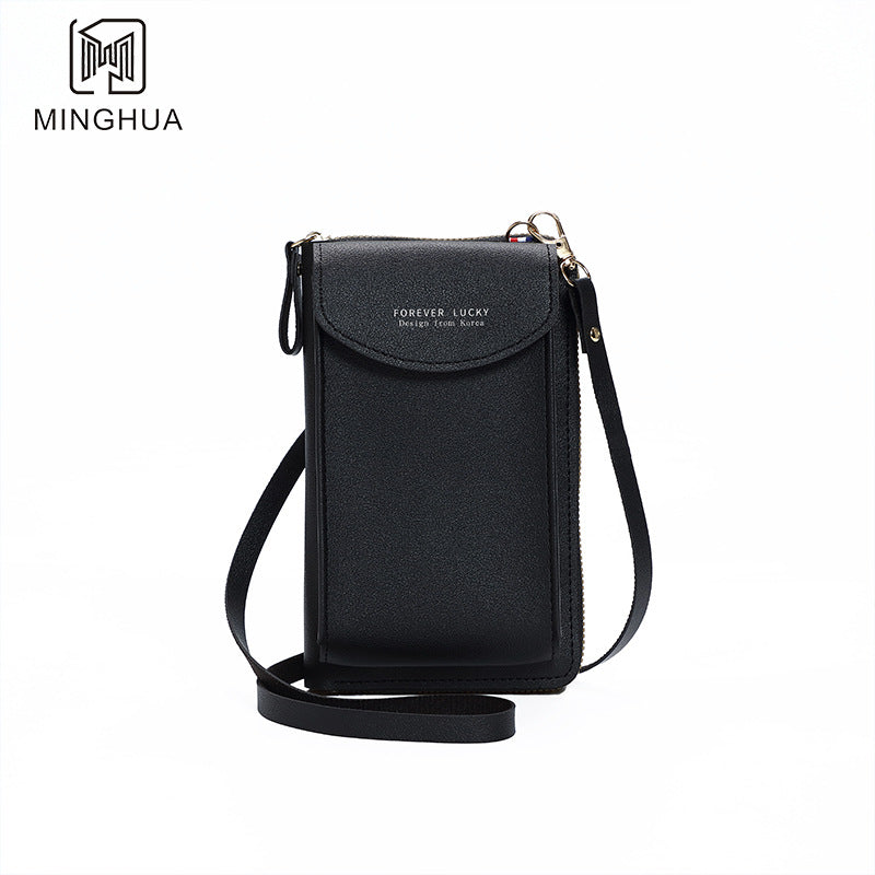 Women's Mobile Solid Color Simple Multifunctional Cell Phone Bags