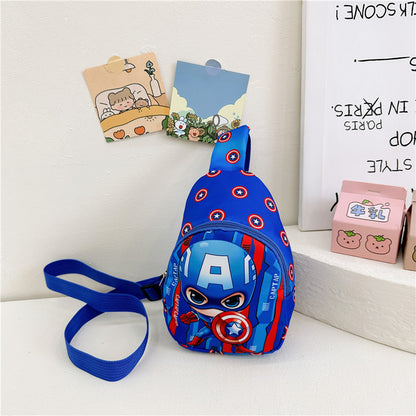 Children's Korean Style Cartoon Cute Boys Small Children's Shoulder Bags