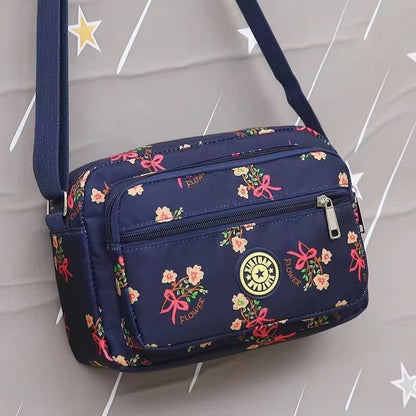 Women's Style Oxford Flower Cloth Stall Running Crossbody Bags