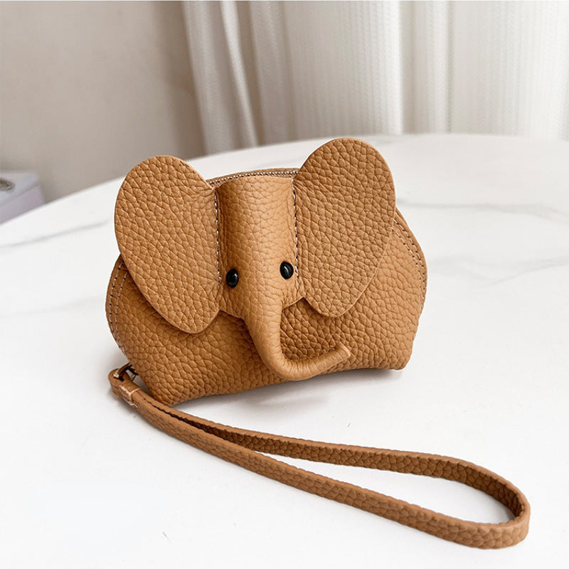 Cartoon Cute Little Elephant Design Texture Handbags