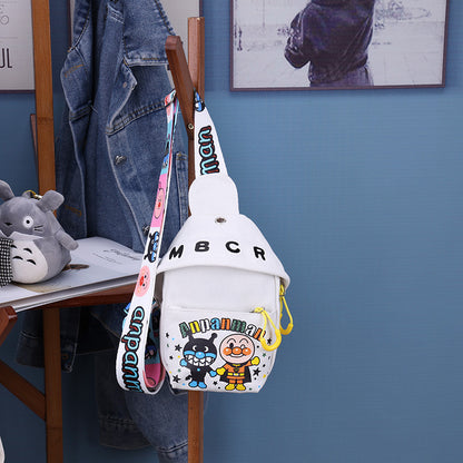 Women's & Children's & Cartoon Canvas Small Fashionable Korean Waist Packs