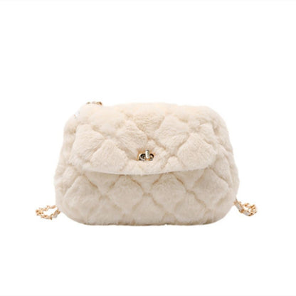 Cloud Lamb Furry Female Winter Korean Versatile Crossbody Bags