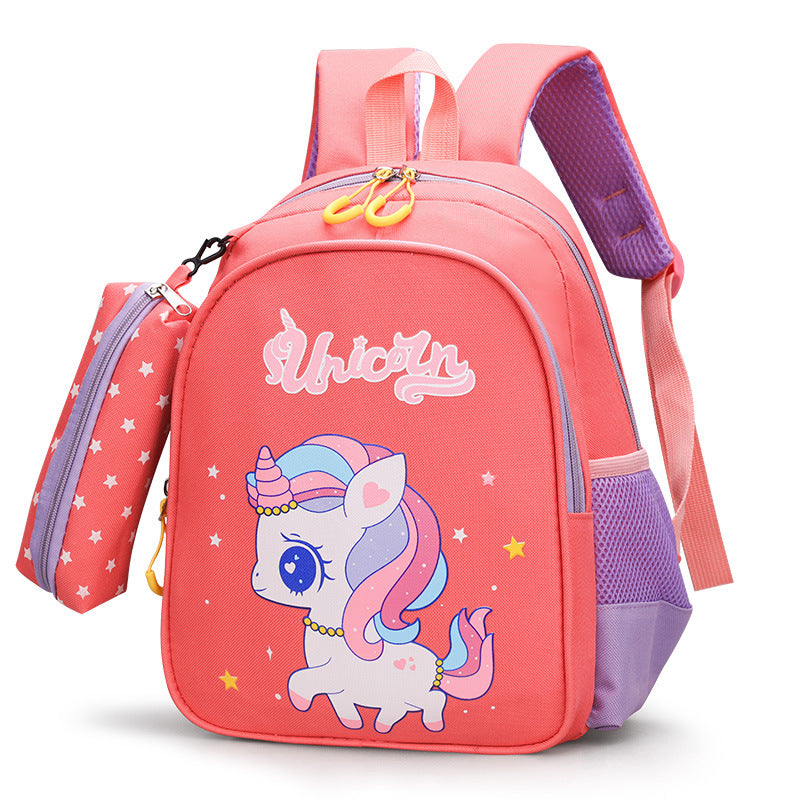 Sac à dos mignon avec pendentif crayon pour les classes intermédiaires des garçons