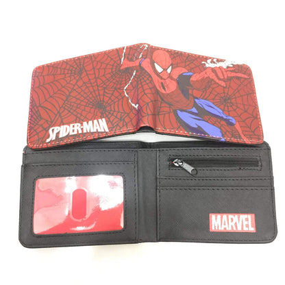 Men's Super Heros Short Black Spider Green Ladies Wallets