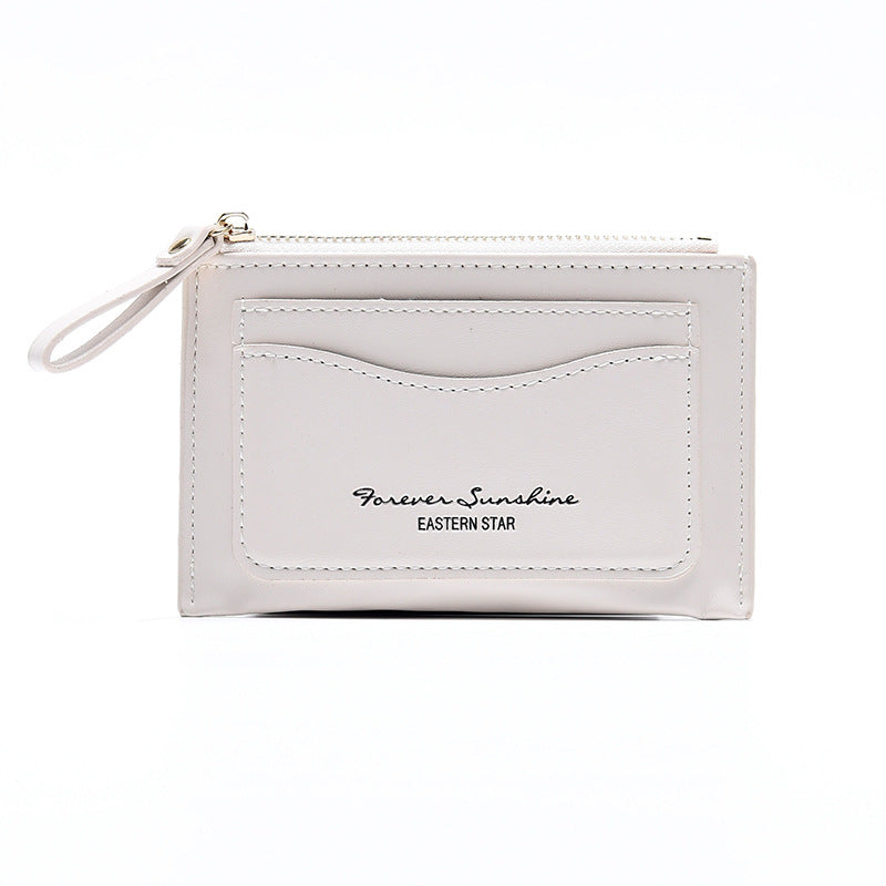 Women's Classic Korean Short Thin Simple Ladies Wallets