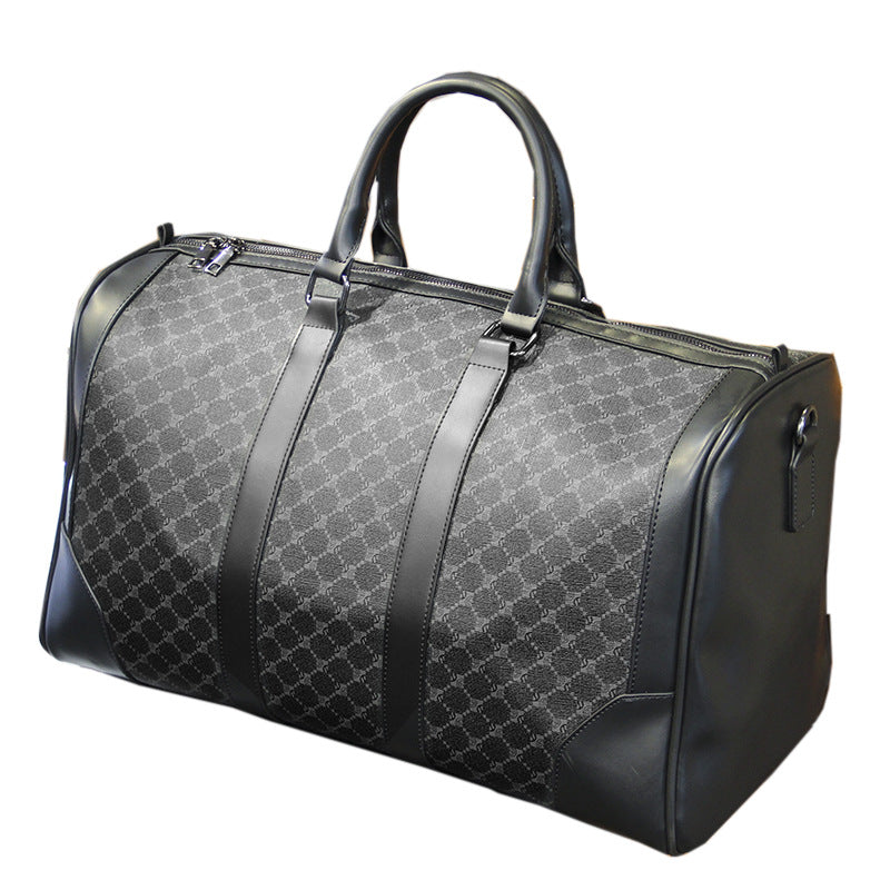 Plaid Portable Large Capacity Business Boarding Travel Bags