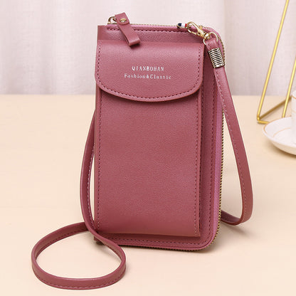 Women's Mobile Large Capacity Solid Color Fashion Phone Bags