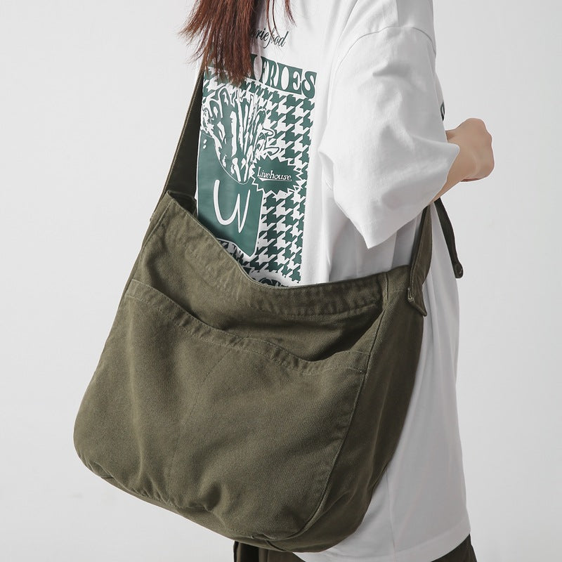 Toile simple et artistique pour sacs de style inactif pour femmes