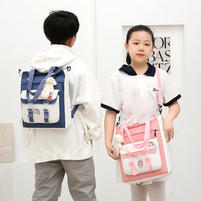 Sacs d'école en toile imperméables pour garçons et filles