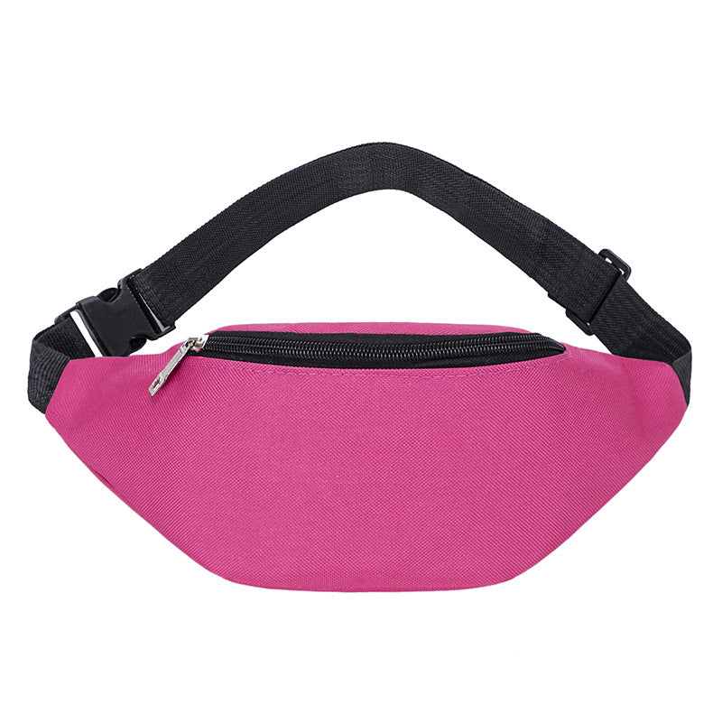 Women's & Men's & Simple Solid Color Waterproof Waist Packs