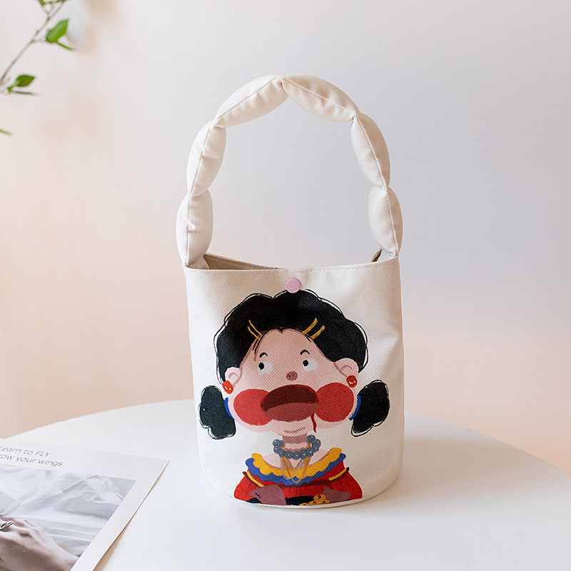 Women's Underarm Cute Cartoon Hand Gift Handbags