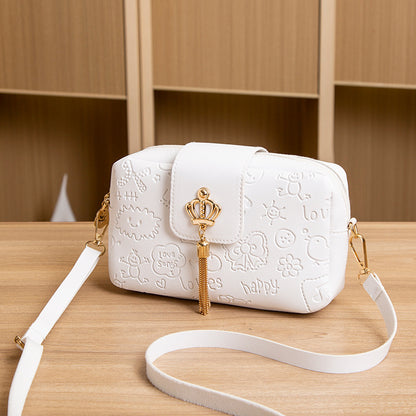 Glamorous Beautiful Embossed Quantity Discount Korean Crossbody Bags