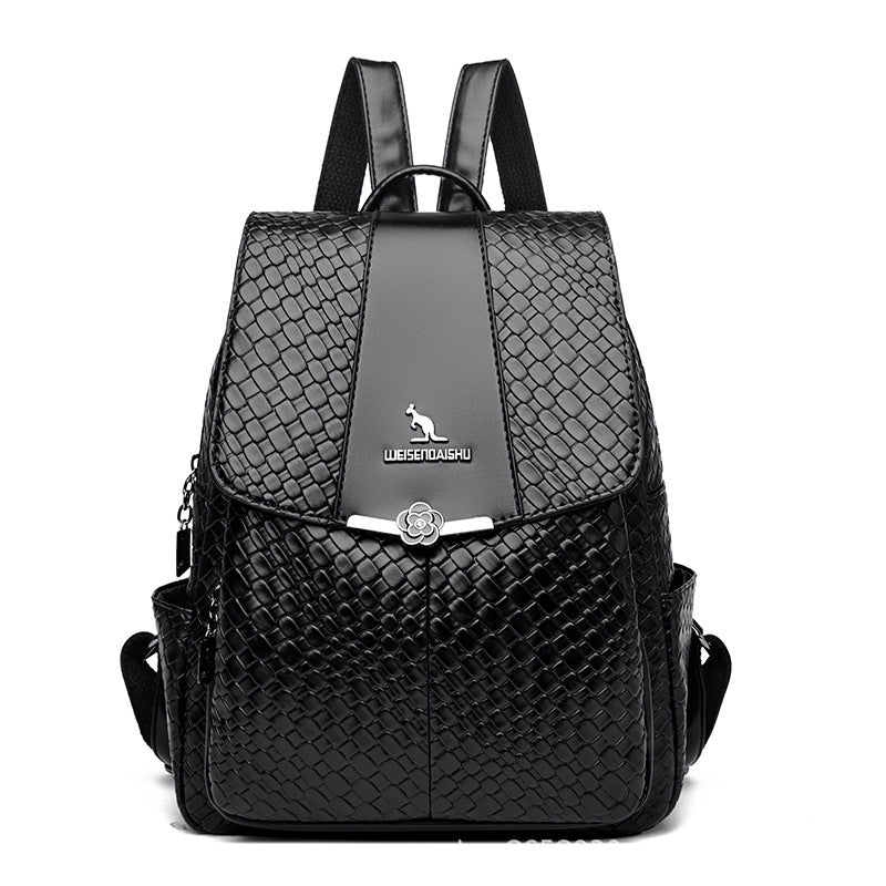 Women's Trendy Creative Innovative Kangaroo Woven Backpacks