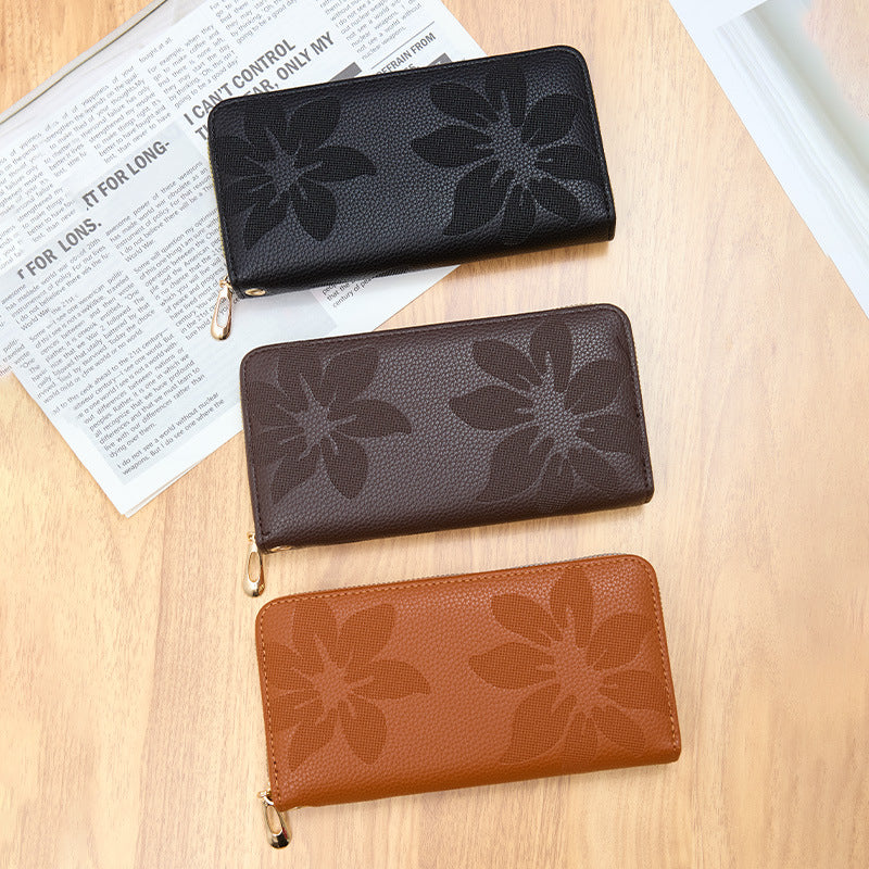 Women's Chinese Style Clutch Long High-grade Single Large Ladies Wallets