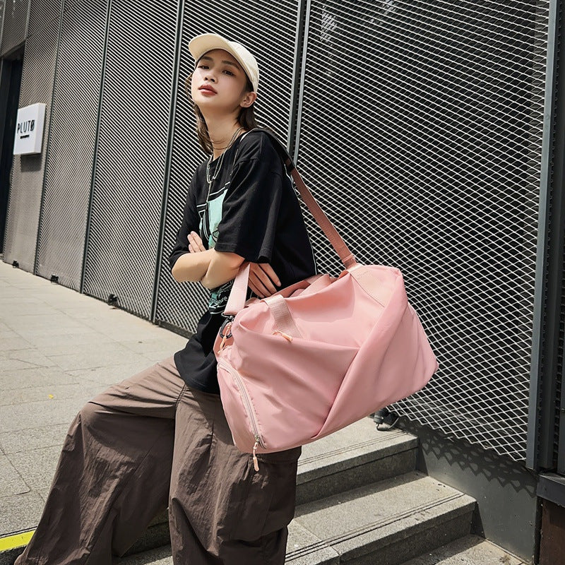 Sacs de voyage légers et portables à la mode pour femmes et hommes, capacité de séparation sèche et humide