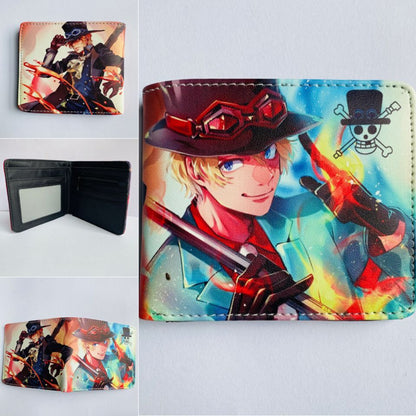 Anime One Piece Short Unisex Leather Ladies Wallets