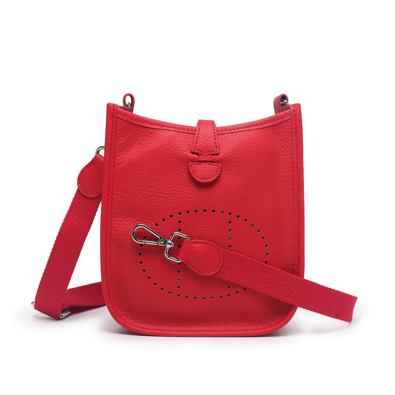 Women's Calfskin Mini Fashion Unique Hollow For Crossbody Bags