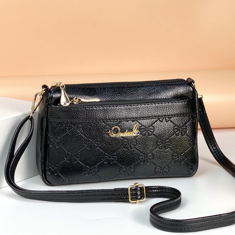 Glamorous Unique Soft Leather Mother Stall Crossbody Bags