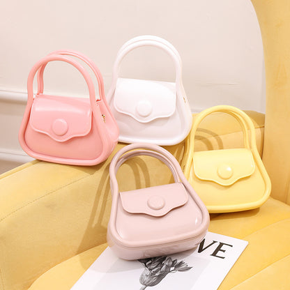 Women's Soft Bread Fashion Live Silicone Gel Handbags