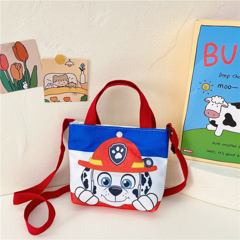 Children's Canvas Cartoon Cute Fashion Boys Children's Shoulder Bags