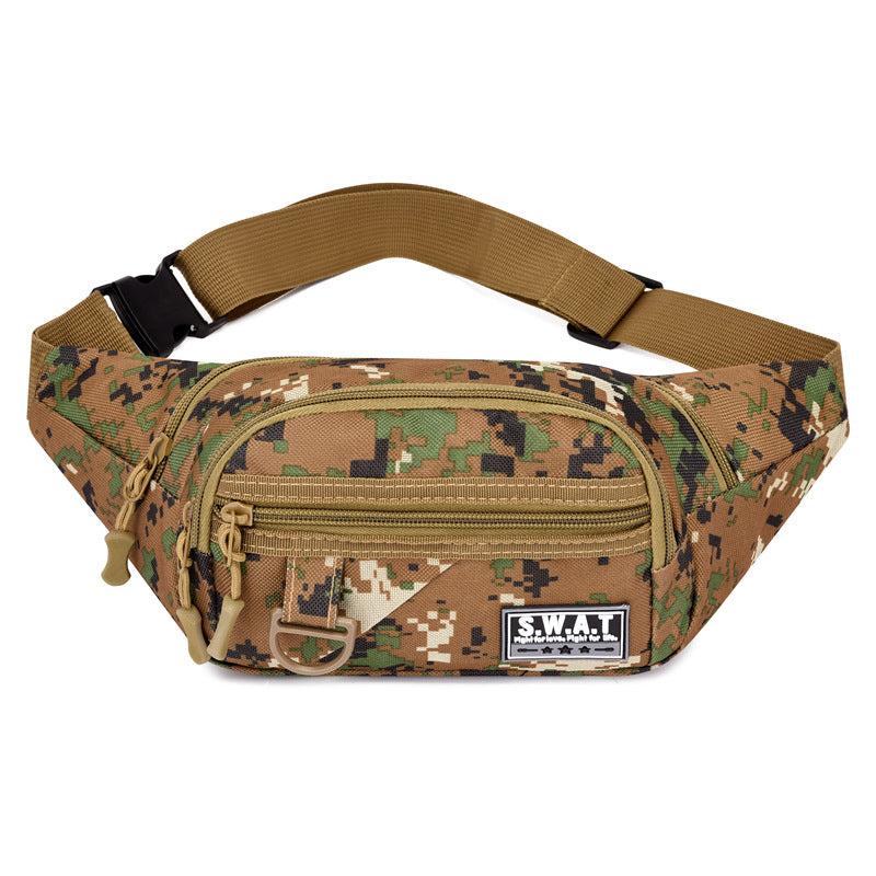 Camouflage Field Fashion Trendy Running Cycling Men's Waist Packs