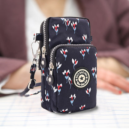 Korean Style Mobile Female Fabric Halter Phone Bags