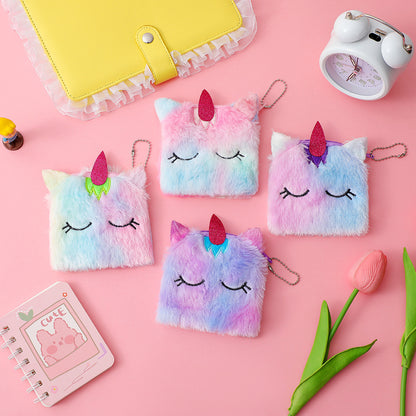 Cadeaux de licorne de dessin animé pour enfants Sacs-cadeaux en peluche