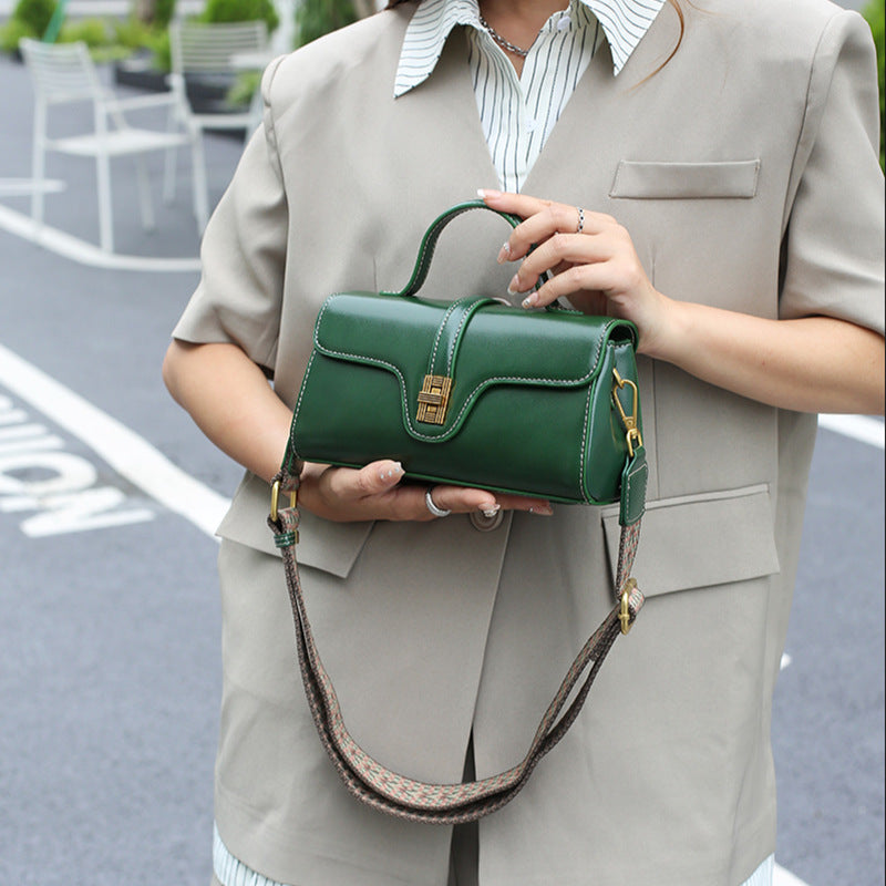 Women's Spring Genuine Leather Fashion Top Layer Crossbody Bags