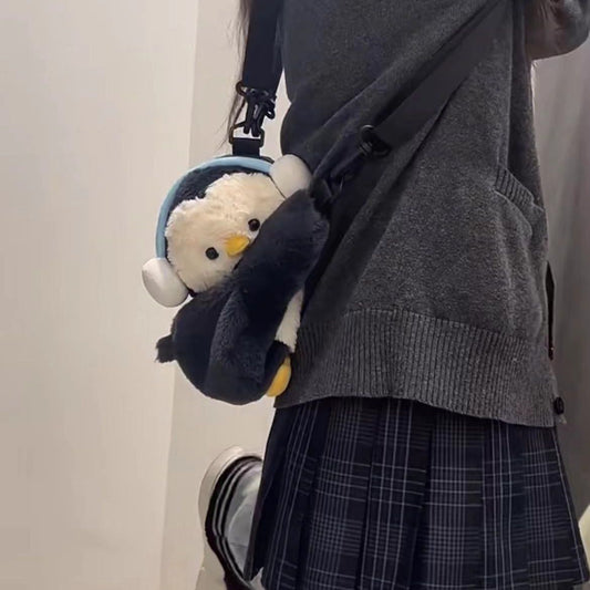 Good-looking Little Penguin Lamb Lying Cute Shoulder Bags