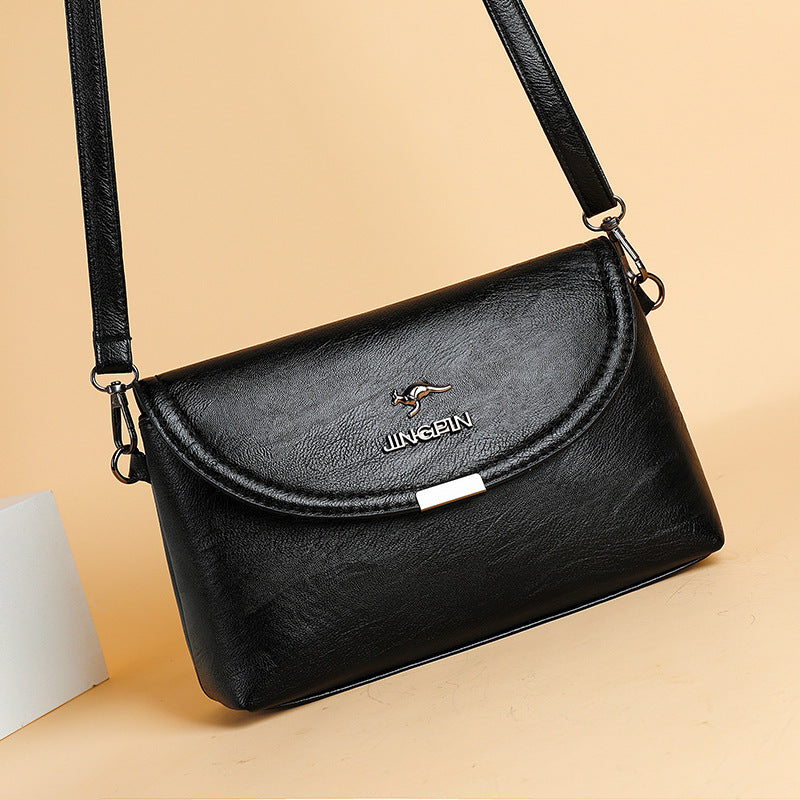 Women's High-grade Temperament Pouches Solid Color Crossbody Bags