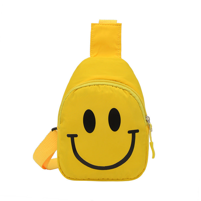 Children's Cute Pockets Korean Smiley Trendy Fashion Purses