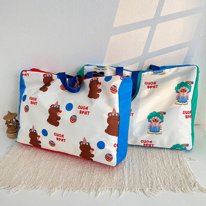 Sacs à bandoulière pour enfants de style coréen avec couette et dessin animé