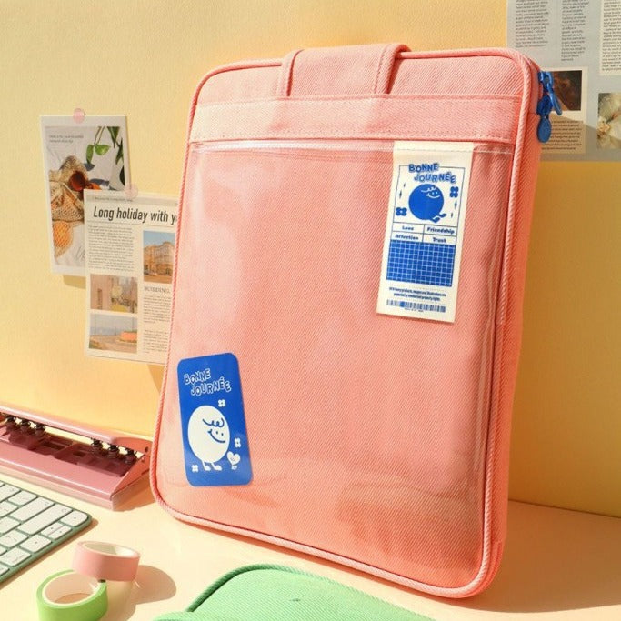 Sacs pour tablettes légers avec doublure protectrice à ventouse Macaron Pc