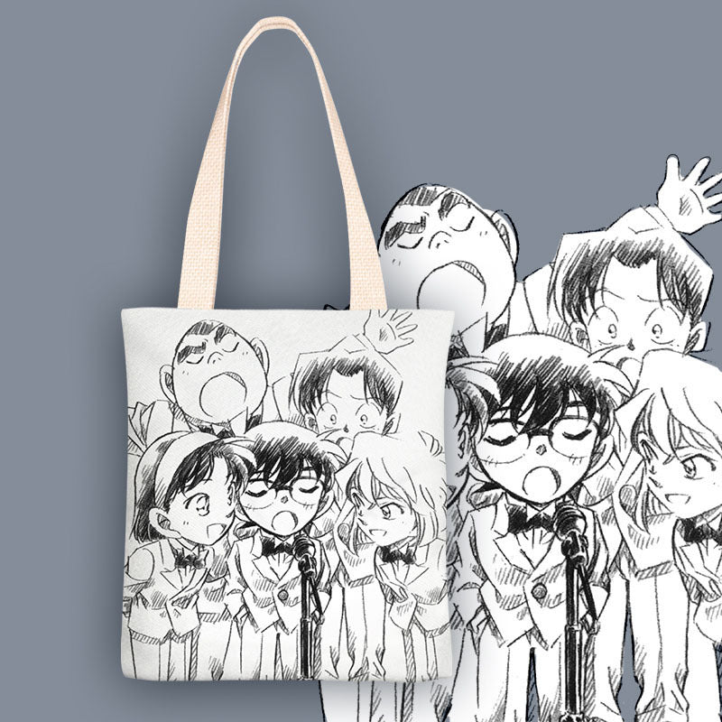 Anime Canvas Female One Simple For Shoulder Bags