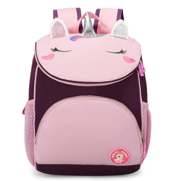 Children's Printed Cute Cartoon Boys Dinosaur Unicorn Elementary School Students' Schoolbags