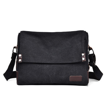 Men's Korean Large Capacity Fashion Canvas Trendy Men's Messenger Bags