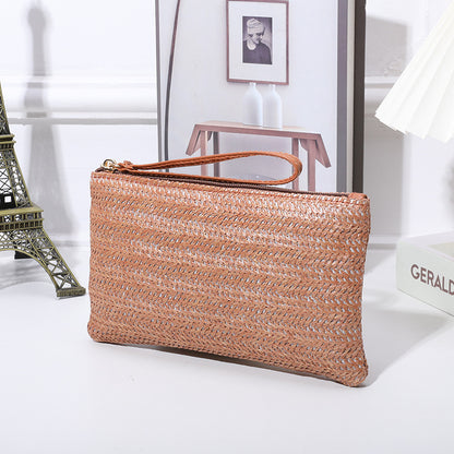 Women's Summer Straw Clutch Personality Versatile Large Handbags