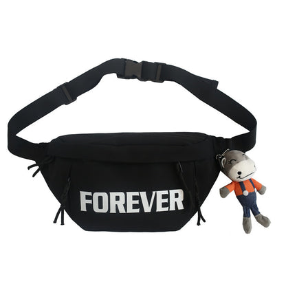 Women's & Men's & Letter Trendy Cool Motorcycle Large Waist Packs