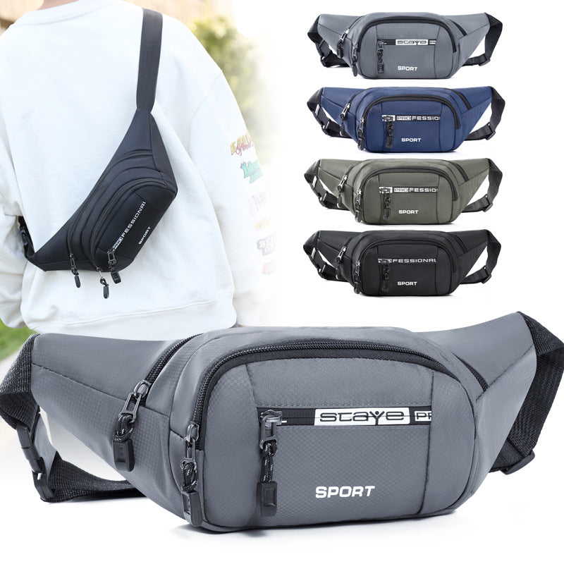 Men's Waterproof Large Capacity Fashion Cashier Mobile Men's Waist Packs