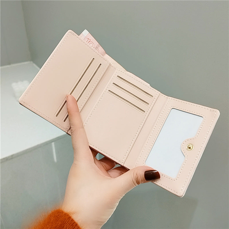 Korean Simple Fashion Ink Painting Iron Ladies Wallets