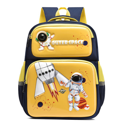 Sacs d'école maternelle à coque rigide en trois dimensions Rocket Spaceman Unicorn