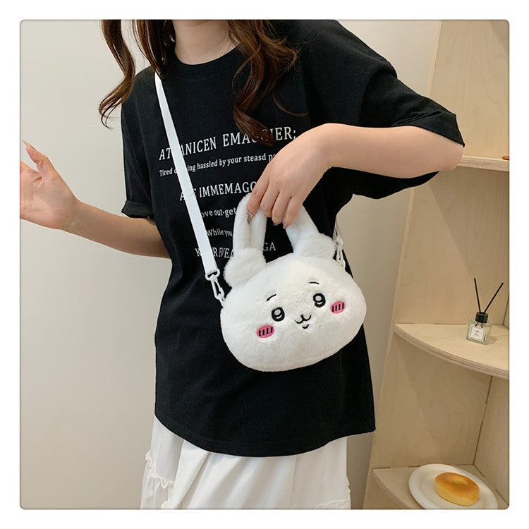 Ji Yi Plush Cute Wu Ka Crossbody Bags