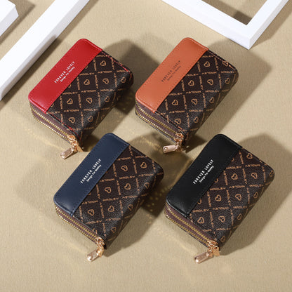 Women's Color Matching Clutch Summer Fashion Female Ladies Wallets