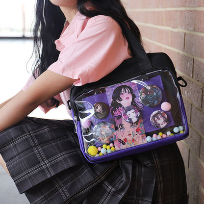 Dimension Cartoon Doll Large Capacity Female Crossbody Bags