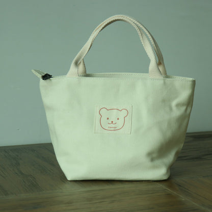 Women's Box Cute Bear Cloth Label Mom Handbags