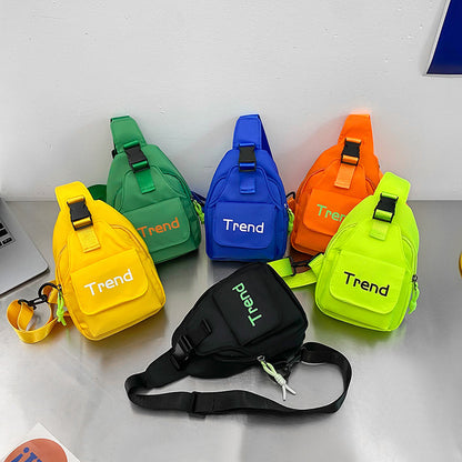 Trendy Cool Korean Style Boy Tooling Children's Waist Packs