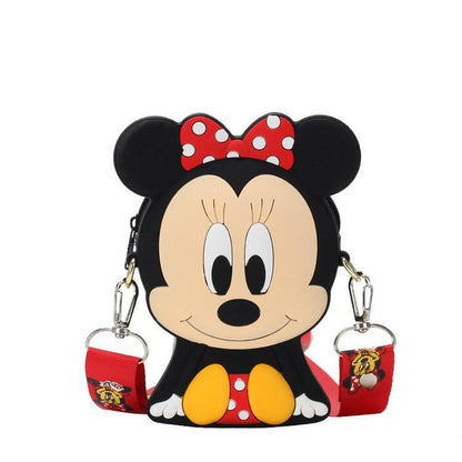 Children's Spring Cute Cartoon Silicone Boys Toddler Children's Shoulder Bags