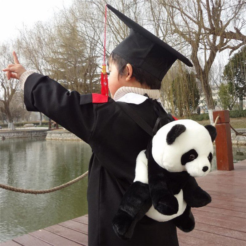 Poupée souvenir de la base des pandas du Sichuan, cartables pour élèves de l'école primaire